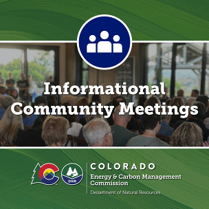 Informational Community Meetings graphic