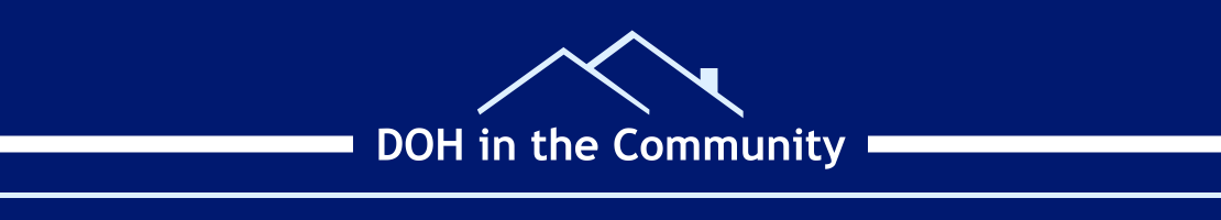 DOH in the community banner