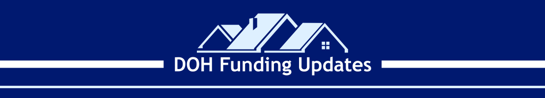 DOH funding updates banner