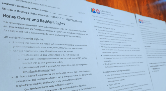 Owner Update Mobile Home Park Oversight Program Updates - December 17, 2025