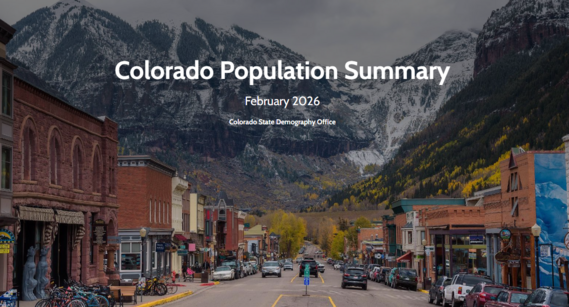 Colorado Population Summary, Feb. 2026.