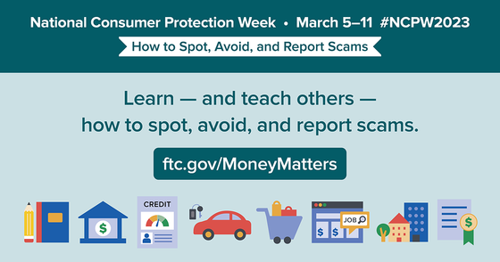 FTC Money Matters National Consumer Protection Week 2023
