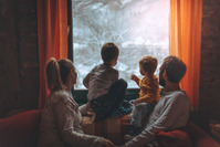 family looking to to snowing climate