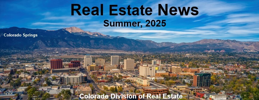 Ariel view of downtown colorado springs facing mountain