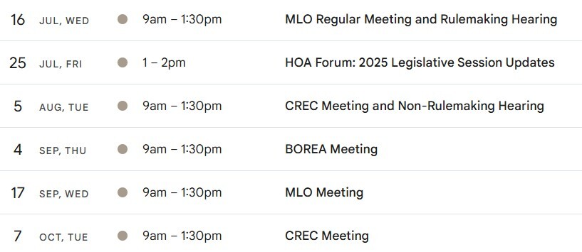 Summer Quarterly Calendar 