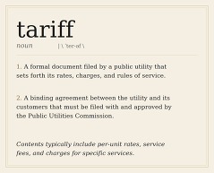 Tariff Definition