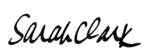 Signature of Sarah Clark