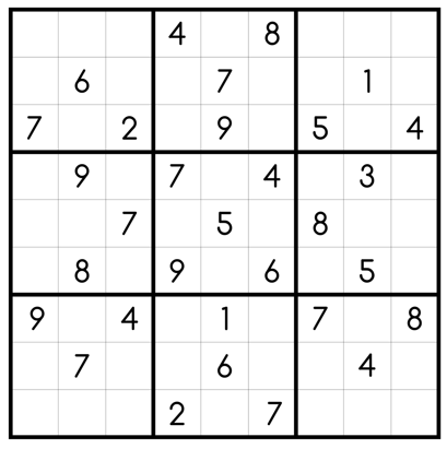 Sudoku puzzle 