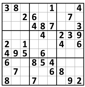 Sudoku puzzle 