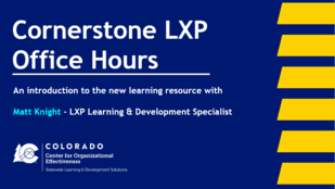 LXP Office Hours with Matthew Knight