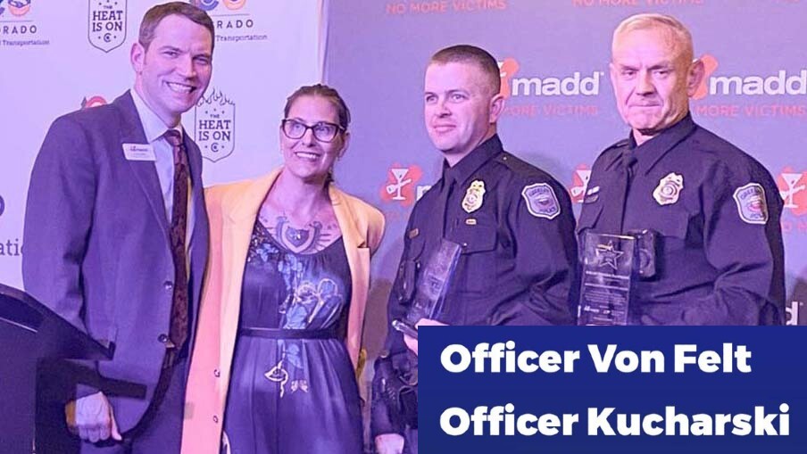 MADD Director’s Award goes to two Greeley Police Officers