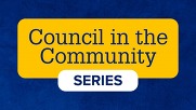 graphic that says Council in the Community
