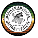 logo for organization called mexican american history project of Greeley