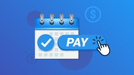 Graphic showing a calendar that symbolizes autopay.