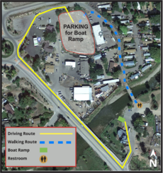 Broken Bridge River Access Parking