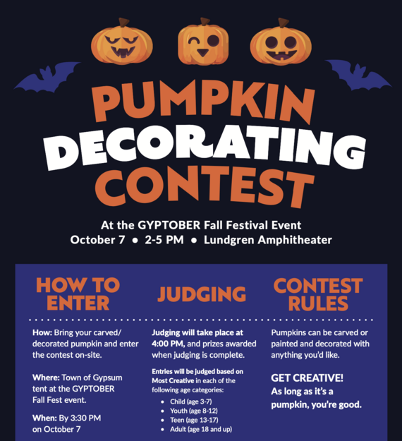 Pumpkin Decorating Contest