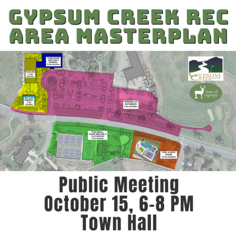 Gypsum Creek Rec Area Masterplan Public Meeting Info