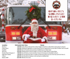 Gypsum Fires Santa Parade Ad
