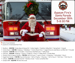 santa parade graphic