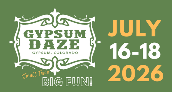 flyer that says Gypsum Daze and dates