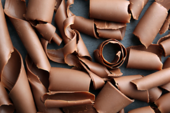 Chocolate Olympics: chocolate shavings