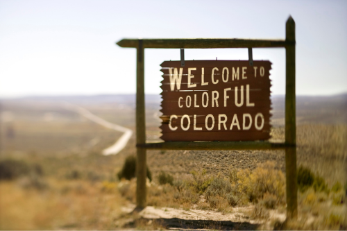Library State Park Pass image of "Welcome to Colorful Colorado" sign GovDelivery 2-Column Image