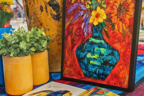 First Friday: image of colorful artwork