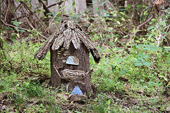 photo of a fairy house