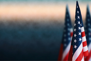 Veterans Day: Image of flags