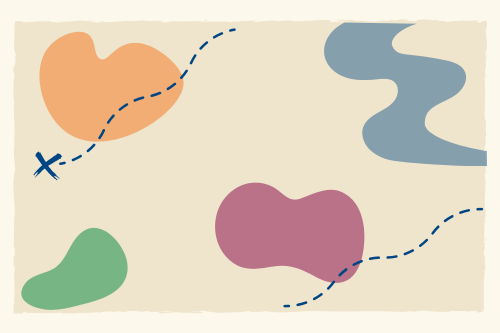 Treasure Map: Graphic of Treasure Map; no text