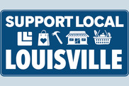 Logo for Support Local Louisville campaign