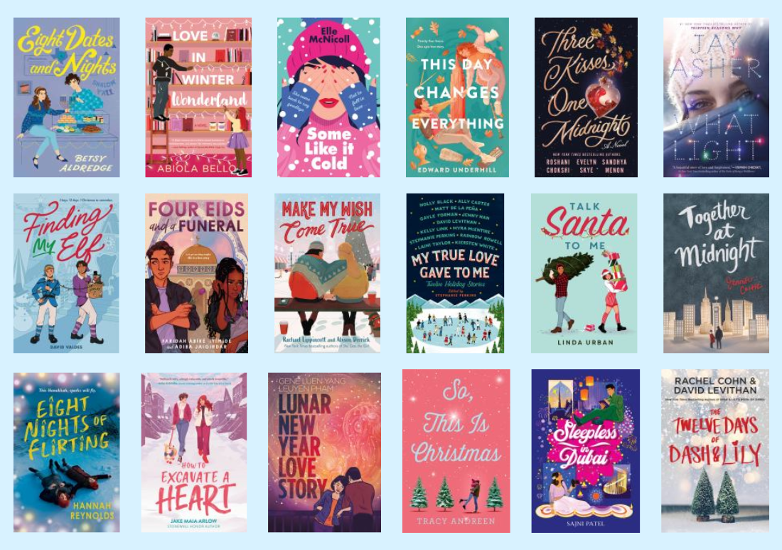 Holiday Romances for Teens Book Covers