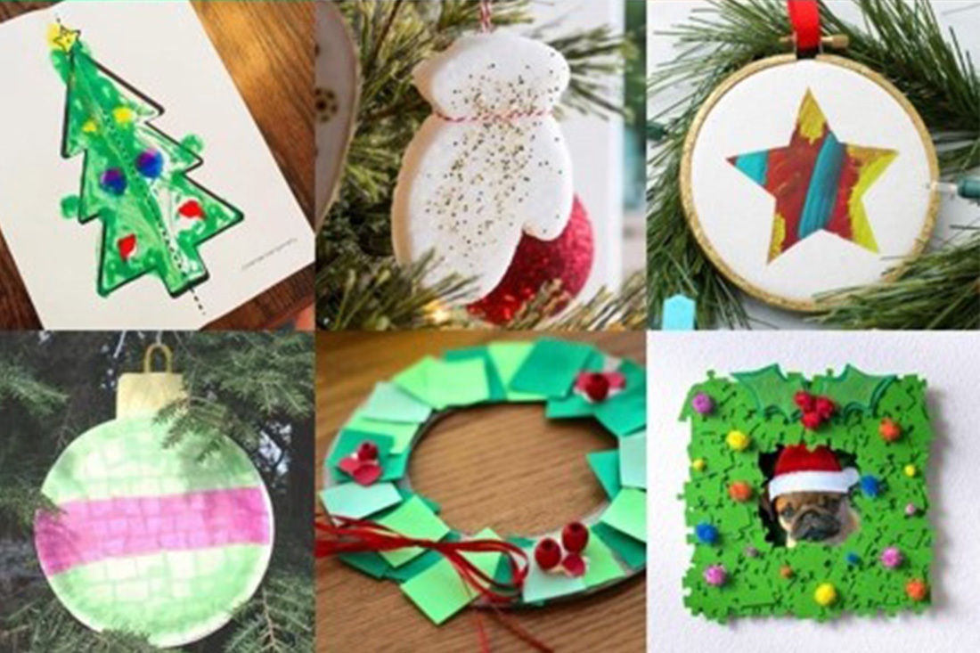 photo of homeade Christmas cards