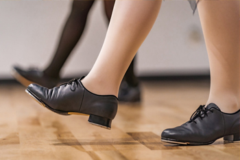photo of tap dancing