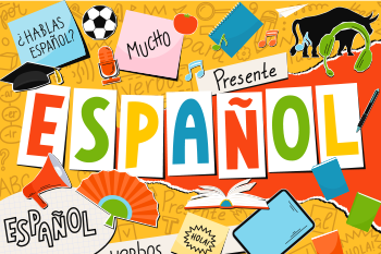 the word "Español" on a banner