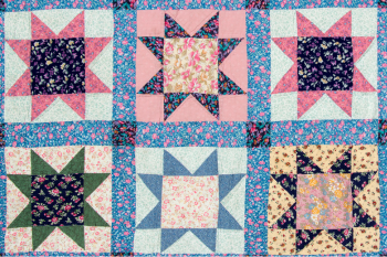 A colorful quilt