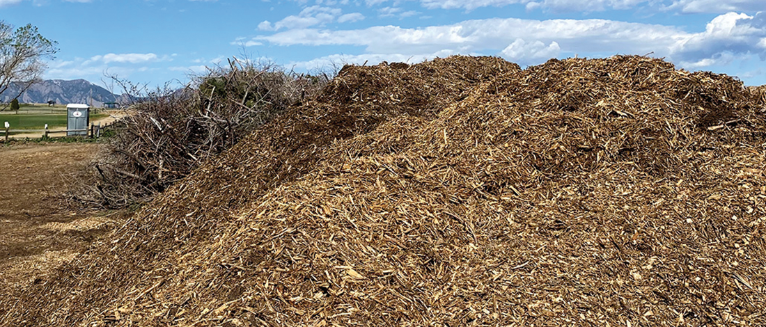 mulch pile 