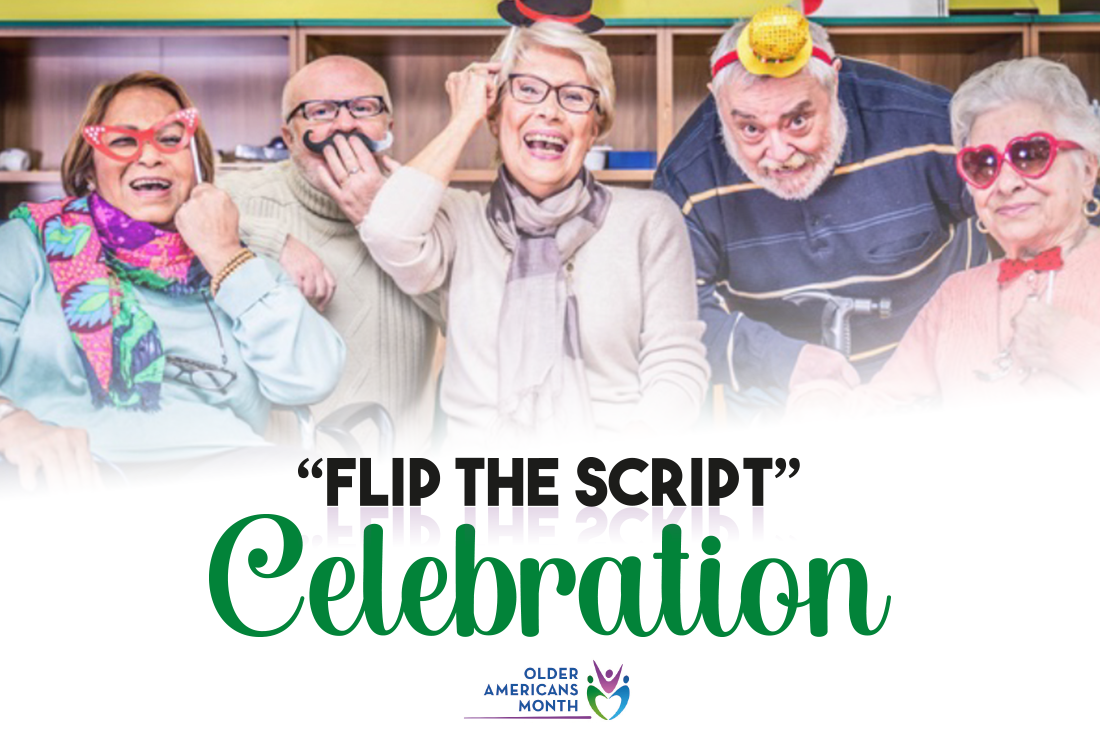 Seniors laughing and smiling