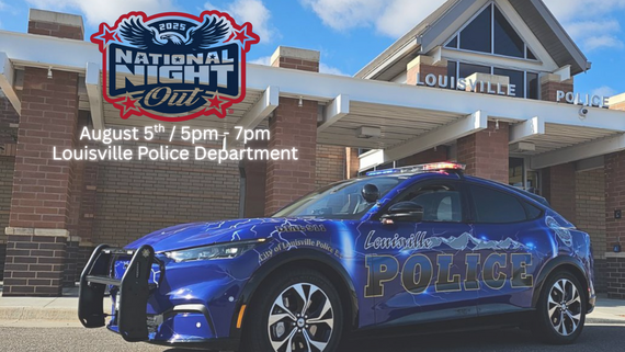 Police Car in front of Police Department