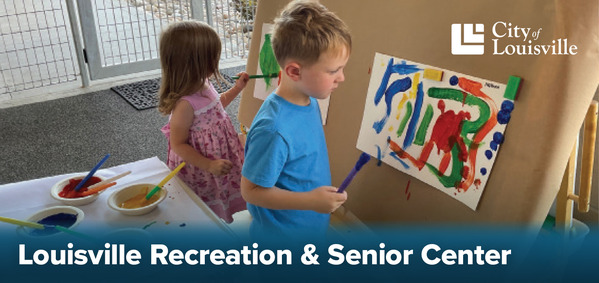 young girl and boy painting