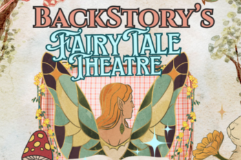 logo for backstory fairy tale theater company