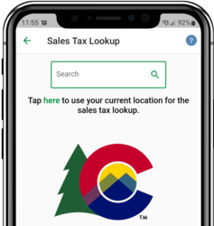 Sales and Use Taxes feature in myColorado app