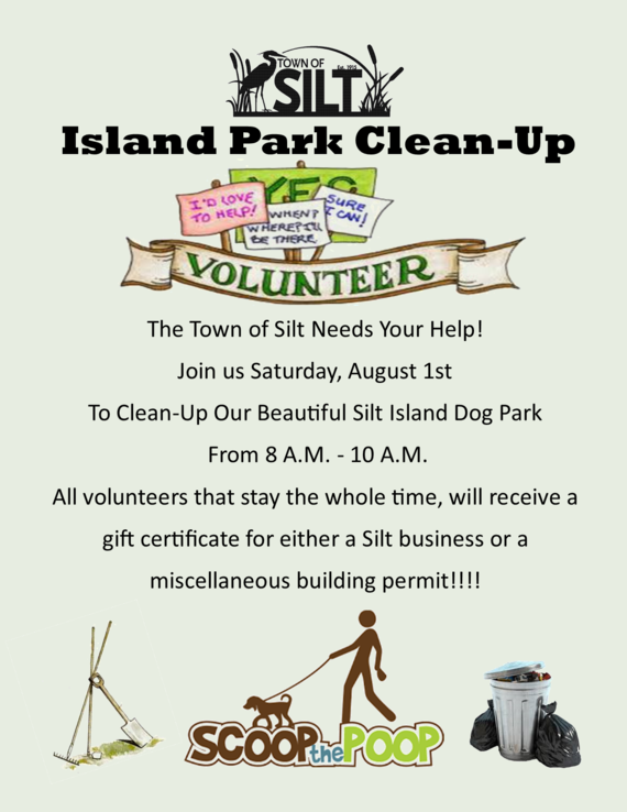 Silt Island Park Clean Up Day 2020