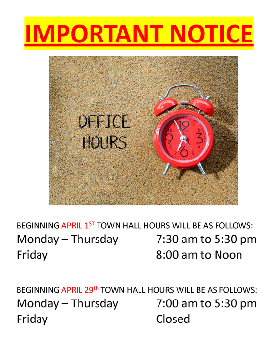 Town Hall Hours