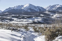 winter trail at Acorn Creek