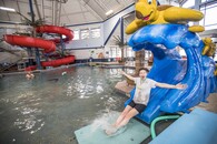 lifeguard on turtle slide