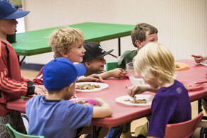 lunch at the Recreation Center