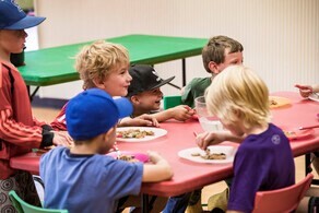 lunch at the recreation center