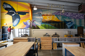 Ryan Halsne Art Spot Mural