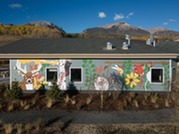 mural at wildflower nature school